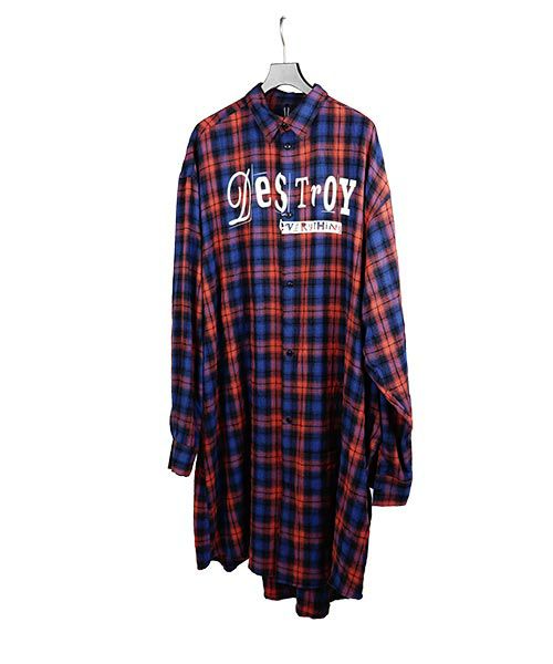 KIDILL＞DESTROY CHECK SHIRT (KL868) | MAKES ONLINE STORE