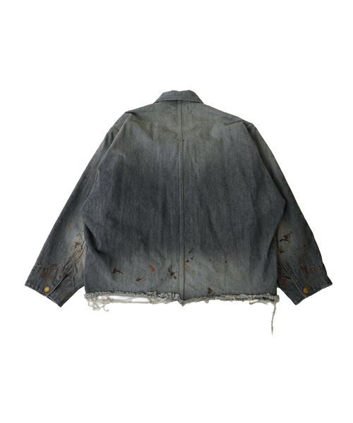 ジャケット・アウター doublet CUT OFF DENIM COVERALL 24aw doublet＞CUT OFF DENIM COVERALL | MAKES ONLINE STORE