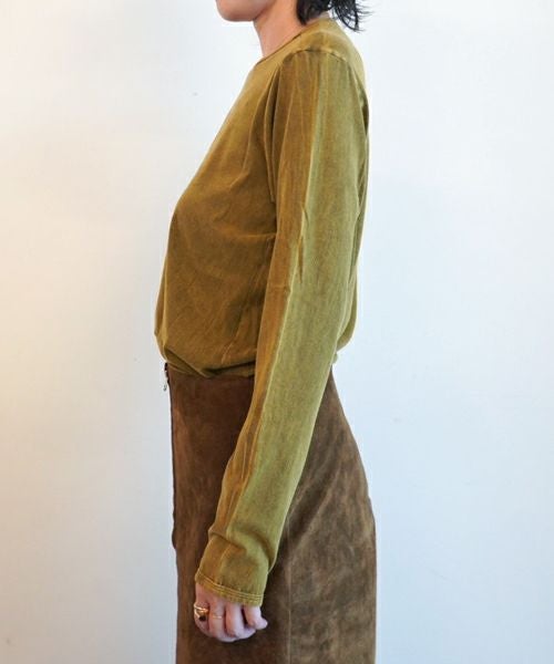 GABRIELA COLL GARMENTS＞ORGANIC COTTON LONG SLEEVE T-SHIRT | MAKES