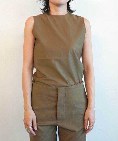 【新品】24ss GABRIELA COLL GARMENTSロロピアーナ GABRIELA COLL GARMENTS＞LORO PIANA FINE WOOL BIAS CUT TOP | MAKES