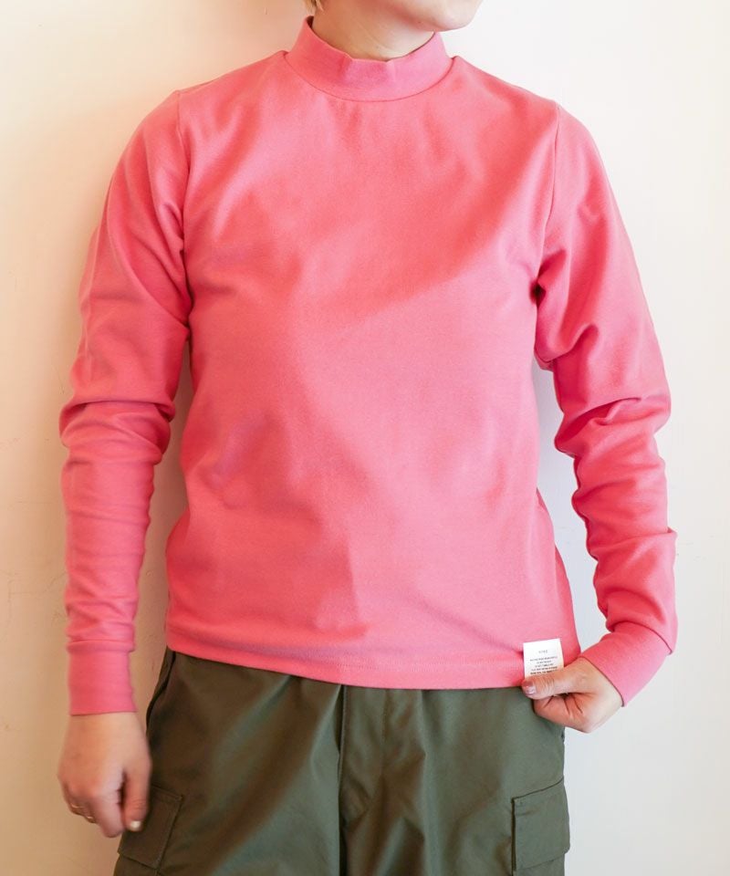 新品未使用タグ付 HYKE LONG-SLV TEE pink サイズ1 HYKE＞MOCKNECK LONG-SLV TEE | MAKES ONLINE STORE
