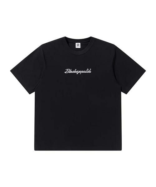 ＜BlackEyePatch＞CHROMED SCRIPT EMBLEM TEE