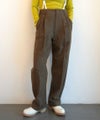 ＜FUMIKA＿UCHIDA＞SPLASHED PATTERN WIDE TAPERED PANTS