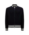 ＜MONCLER＞PADDED WOOL ZIPUP CARDIGAN (9B00012M1131)