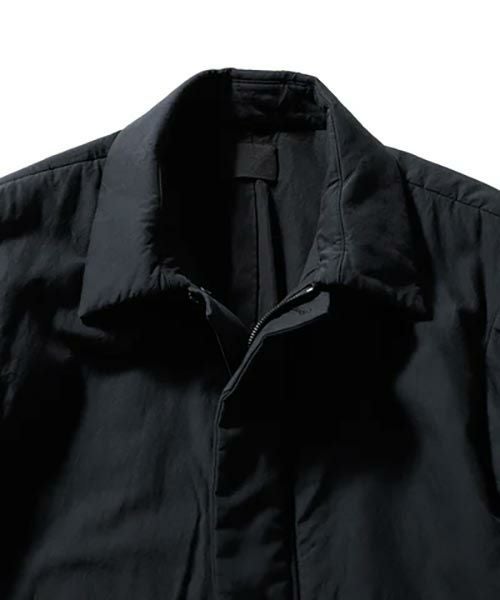 山内＞2plyキュプラ×コットン・中綿入りジップジャケット | MAKES