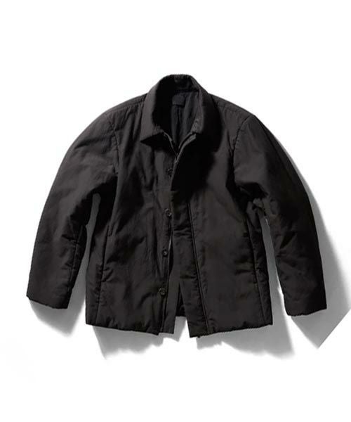 山内＞2plyキュプラ×コットン・中綿入りジップジャケット | MAKES