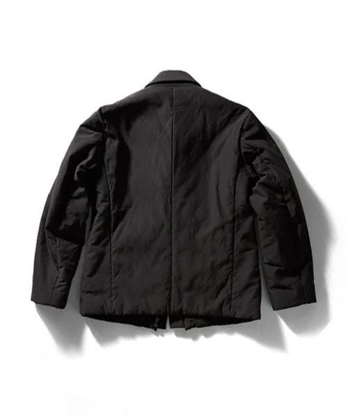 山内＞2plyキュプラ×コットン・中綿入りジップジャケット | MAKES