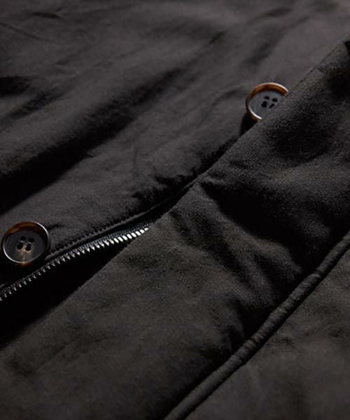 山内＞2plyキュプラ×コットン・中綿入りジップジャケット | MAKES