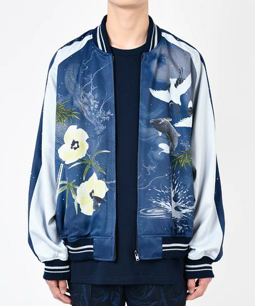 LAD MUSICIAN＞CARP & SPLASH SOUVENIR JACKET | MAKES ONLINE STORE