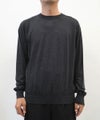 ＜blurhms＞Wool Cashmere Silk Knit Crew Neck