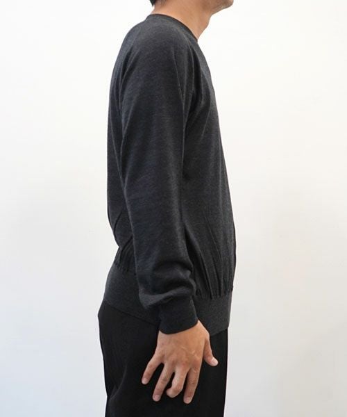 トップス blurhms Knit BHS24F021 Wool Cashmere Silk Knit Crew Neck -HeatherBeige- | IN ONLINE STORE