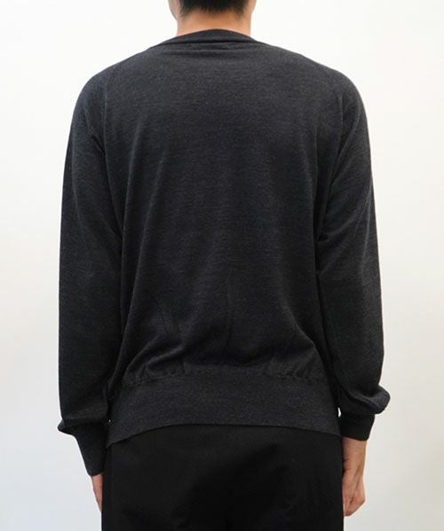 blurhms＞Wool Cashmere Silk Knit Crew Neck | MAKES ONLINE STORE