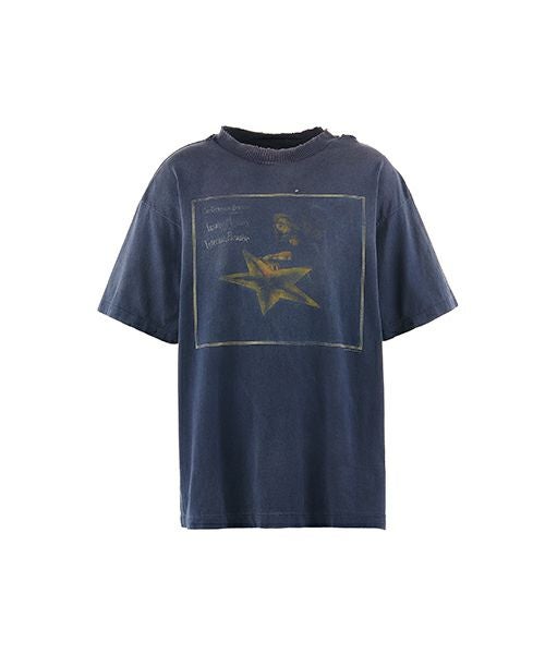 SAINT Mxxxxxx Tシャツ CP_SS TEE/ STAR /NAVY SAINT MICHAEL＞CP_SS TEE/ STAR / NAVY | MAKES ONLINE STORE