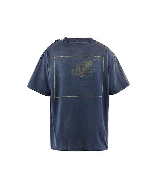 SAINT MICHAEL＞CP_SS TEE/ STAR / NAVY | MAKES ONLINE STORE