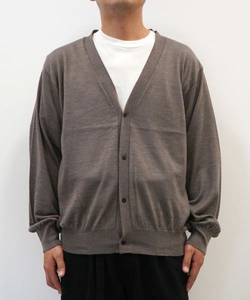 blurhms＞Wool Cashmere Silk Knit Cardigan | MAKES ONLINE STORE
