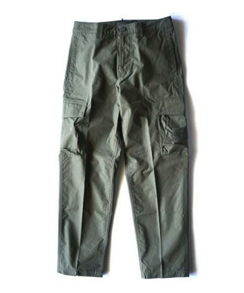 STONE ISLAND＞WEATHERPROOF COTTON CANVAS CARGO PANTS(8115311F1