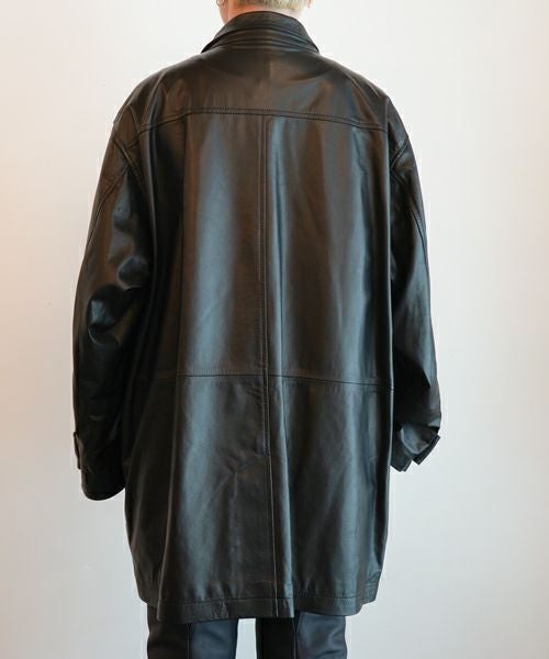 BASICKS＞Cow Leather Car Coat | MAKES ONLINE STORE