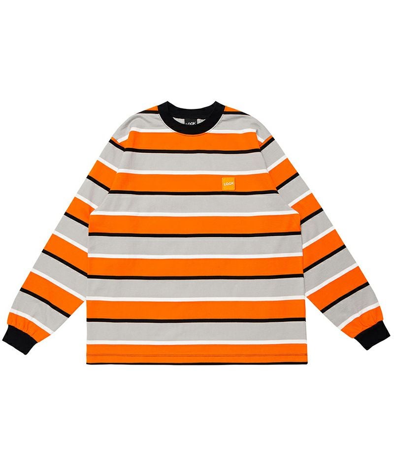 トップス LQQK STUDIO L/S RUGBY WEIGHT BORDER TEE LQQK Studio＞L/S RUGBY WEIGHT BORDER TEEBOX LOGO | MAKES ONLINE STORE