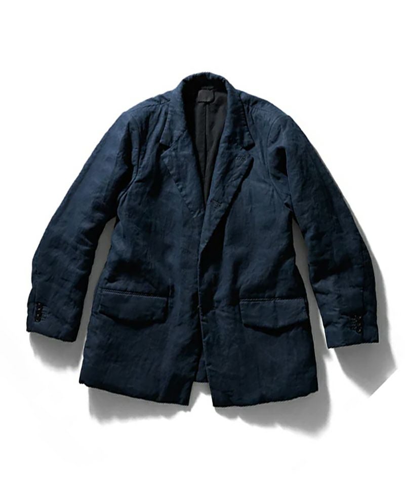 山内＞ヘンプスエード・中綿入りセミロングジャケット | MAKES ONLINE