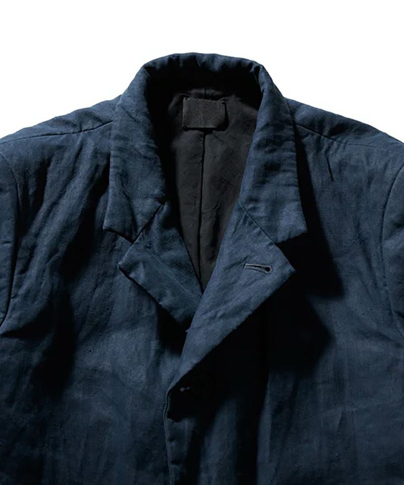 山内＞ヘンプスエード・中綿入りセミロングジャケット | MAKES ONLINE