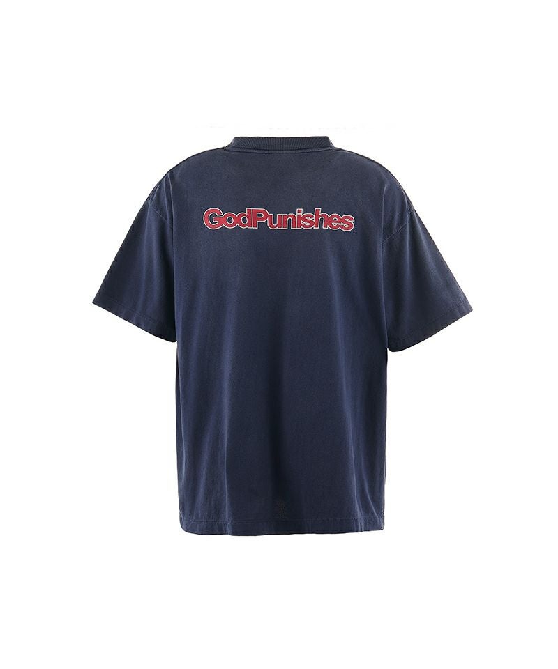 SAINT MICHAEL＞SS TEE / DEAD SAINT / NAVY | MAKES ONLINE STORE