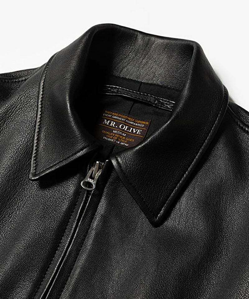 MR.OLIVE>HAIR SHEEP SOFT LEATHER / TYPE M421A FLIGHT JACKET MR.OLIVE>HAIR SHEEP SOFT LEATHER / TYPE M421A FLIGHT JACKET
