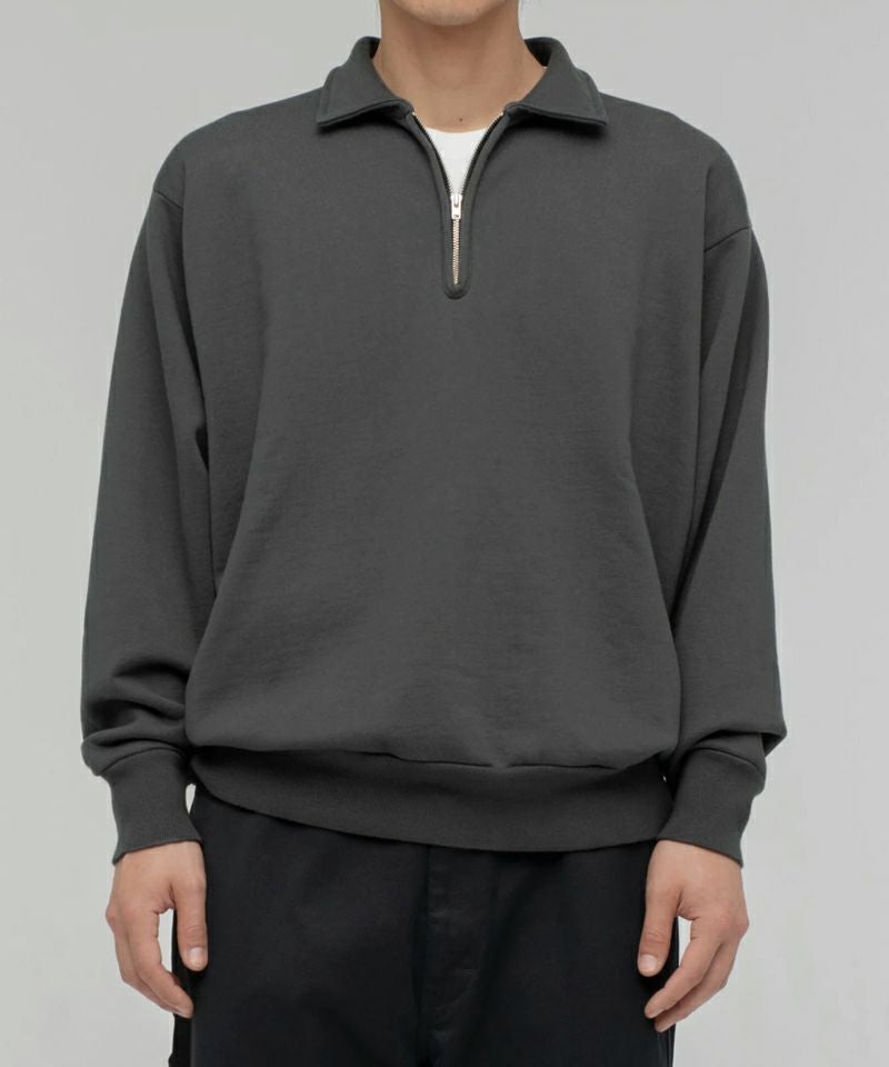 CIOTA＞Half Zip Sweatshirt (Pile Lining) | MAKES ONLINE STORE