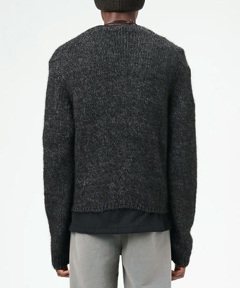OUR LEGACY＞ACADEMY CARDIGAN -Pepe Nero Airy Alpaca- | MAKES