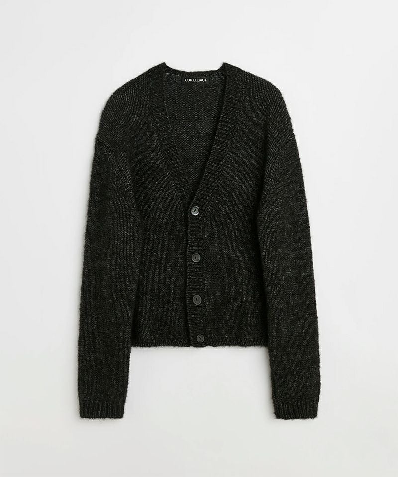 OUR LEGACY＞ACADEMY CARDIGAN -Pepe Nero Airy Alpaca- | MAKES