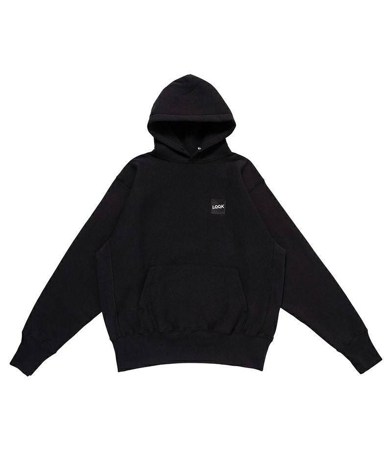 LQQK Studio＞SIGNATURE SNAP FLEECE HOODIE (BLACK) | MAKES ONLINE STORE