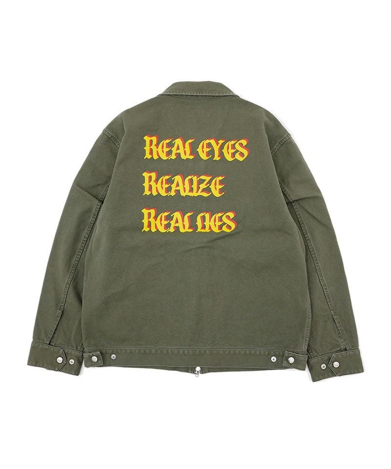 ＜LASTMAN＞DUCK DRIZZLER JACKET W/ BACK PRINT