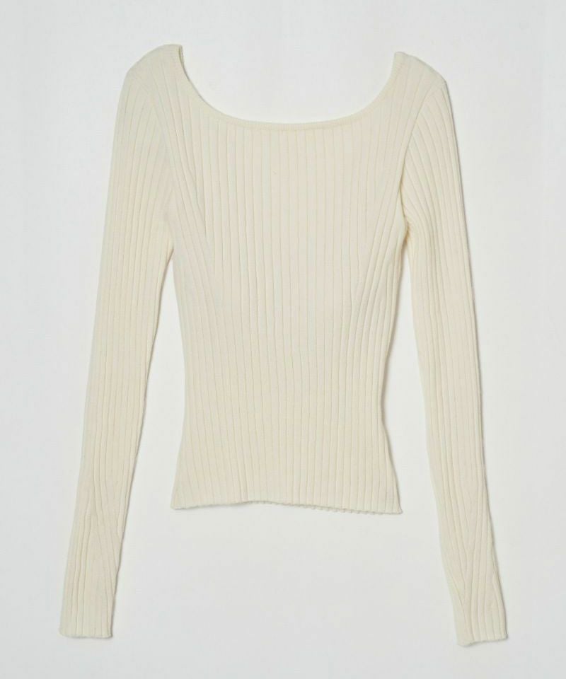 ＜NICENICE MOMENT＞RIB LS SHELL