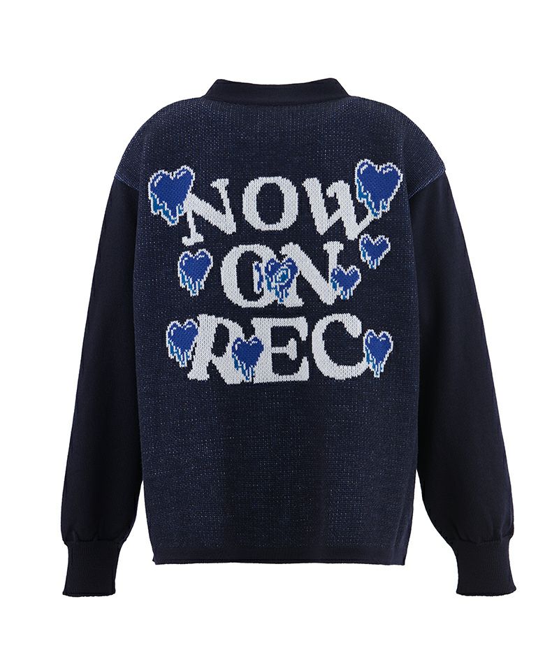 EMOTIONALLY UNAVAILABLE＞NOW ON REC CARDIGAN / NAVY | MAKES ONLINE
