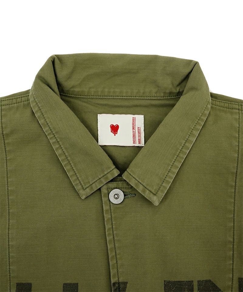 EMOTIONALLY UNAVAILABLE＞GUARD YOUR HEART JKT / OLV | MAKES ONLINE