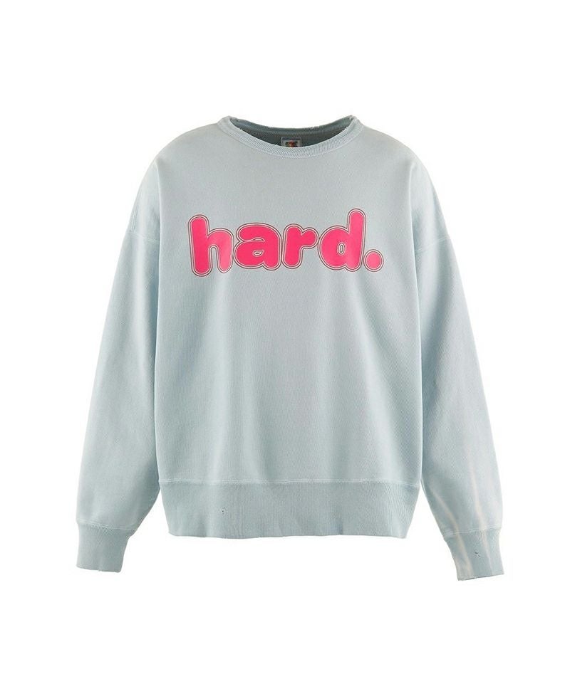＜SAINT MICHAEL＞CREW SWEAT / HARD / SKY BLUE