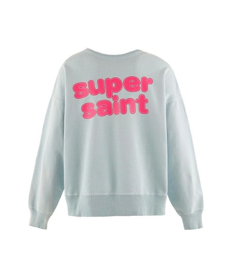 SAINT MICHAEL＞CREW SWEAT / HARD / SKY BLUE | MAKES ONLINE STORE