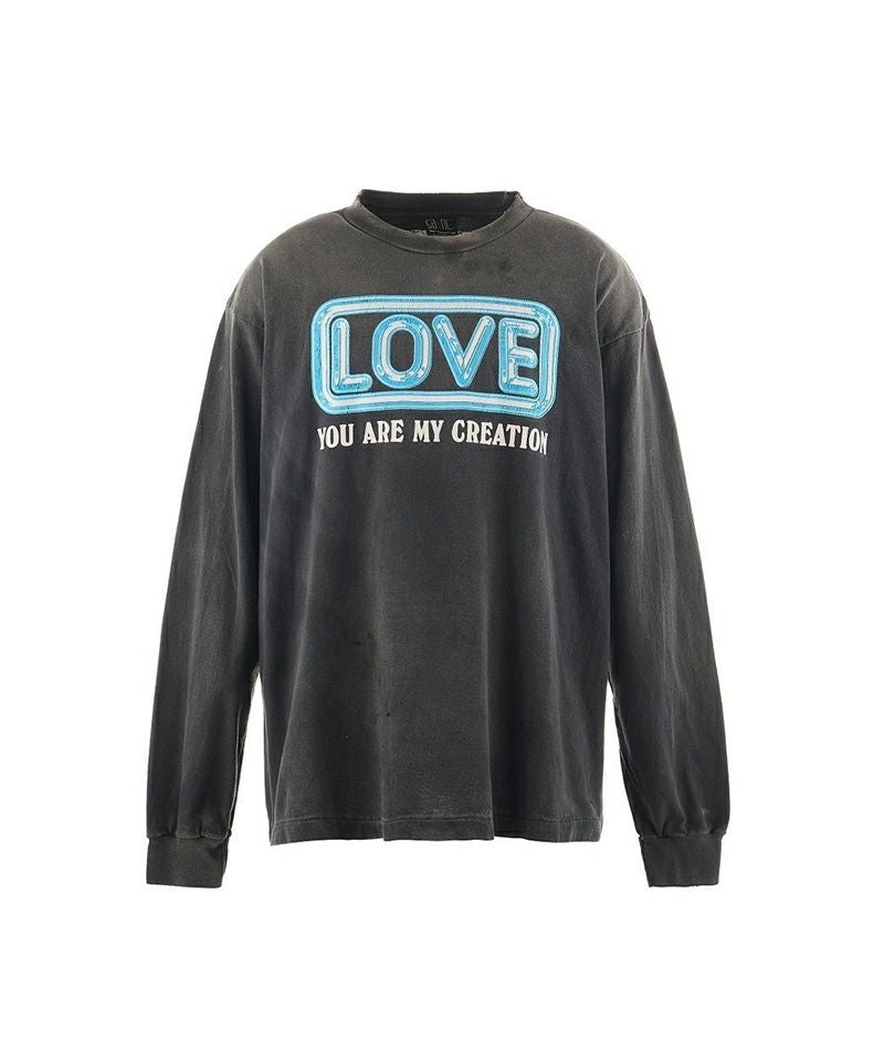 SAINT MICHAEL＞LS TEE / LOVE / BLACK | MAKES ONLINE STORE