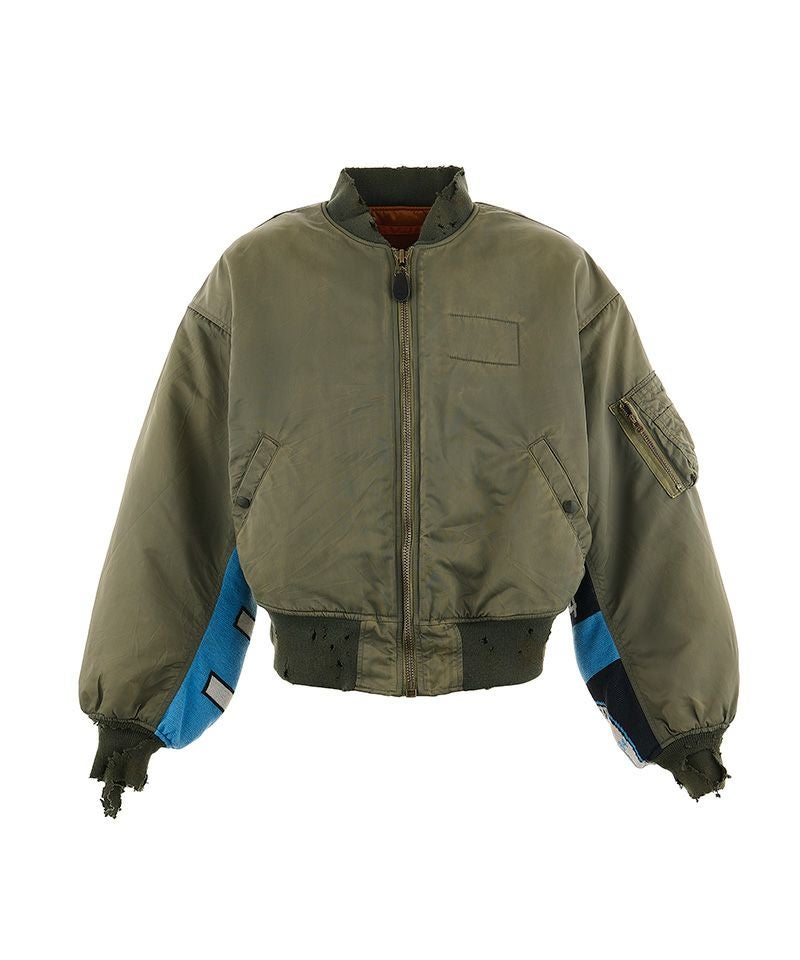 SAINT MICHAEL＞MA-1 / DAMAGE / KHAKI | MAKES ONLINE STORE