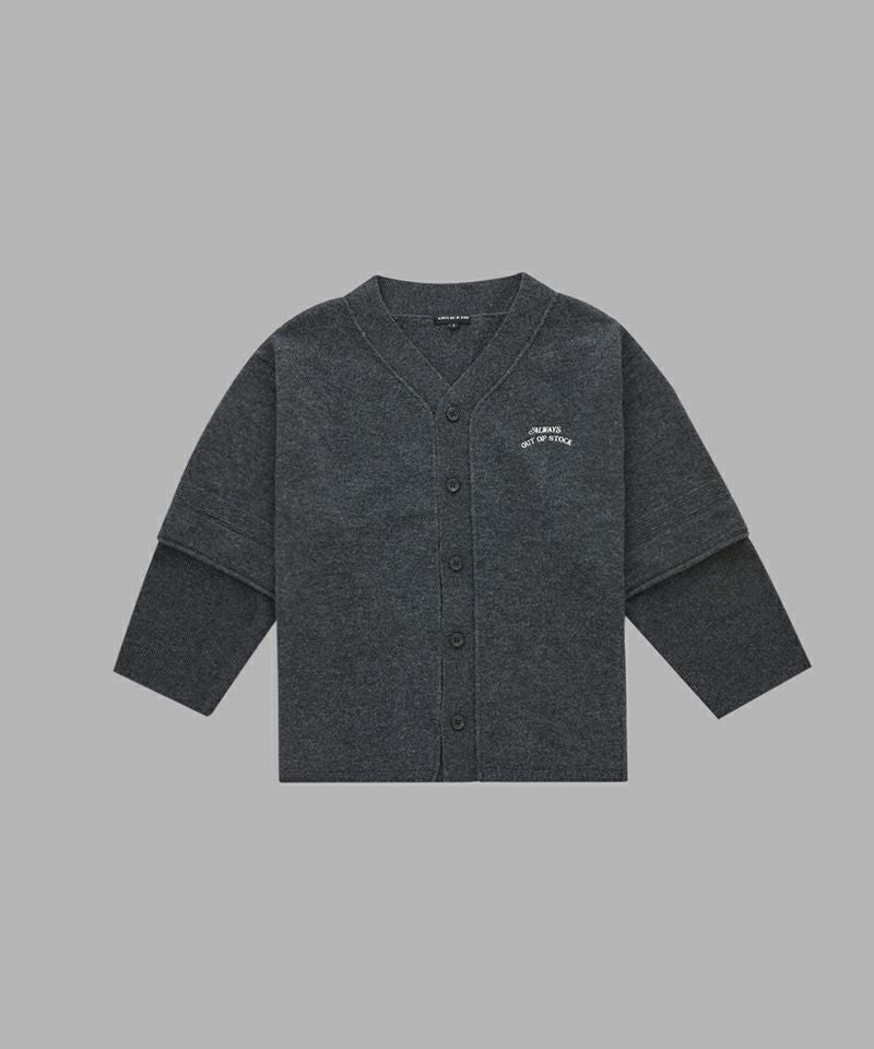 ALWAYS OUT OF STOCK Vネックニット ALWAYS OUT OF STOCK＞BASEBALL KNIT CARDIGAN | MAKES ONLINE STORE