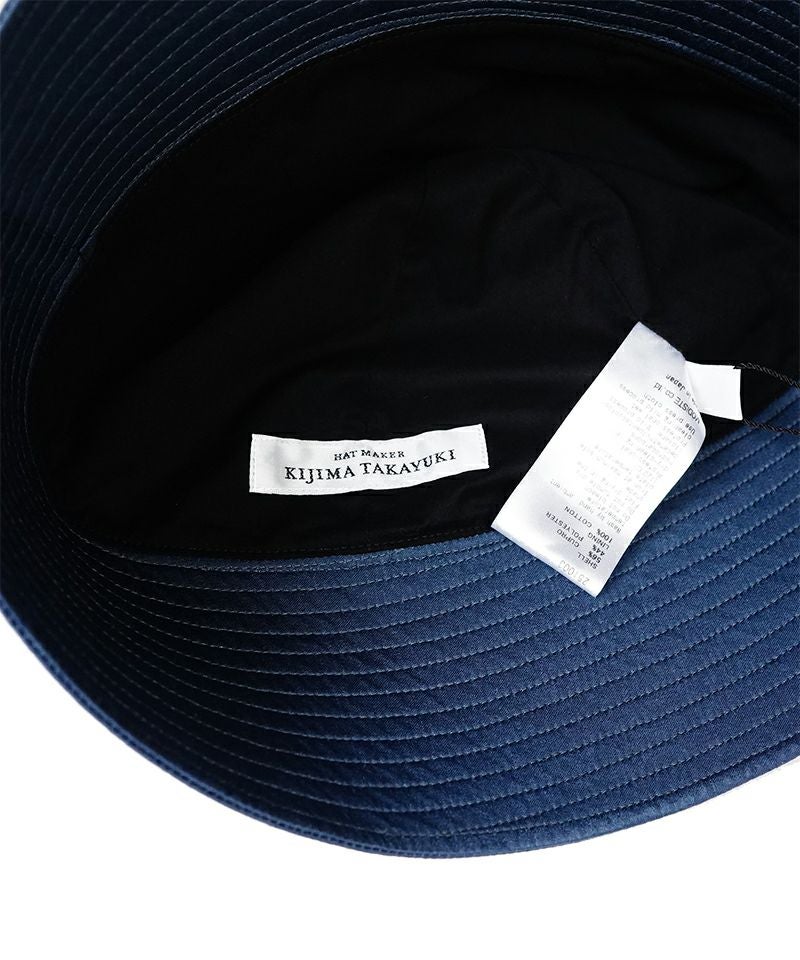KIJIMA TAKAYUKI＞CUPRO POLY SATIN SAILOR HAT(251003) | MAKES