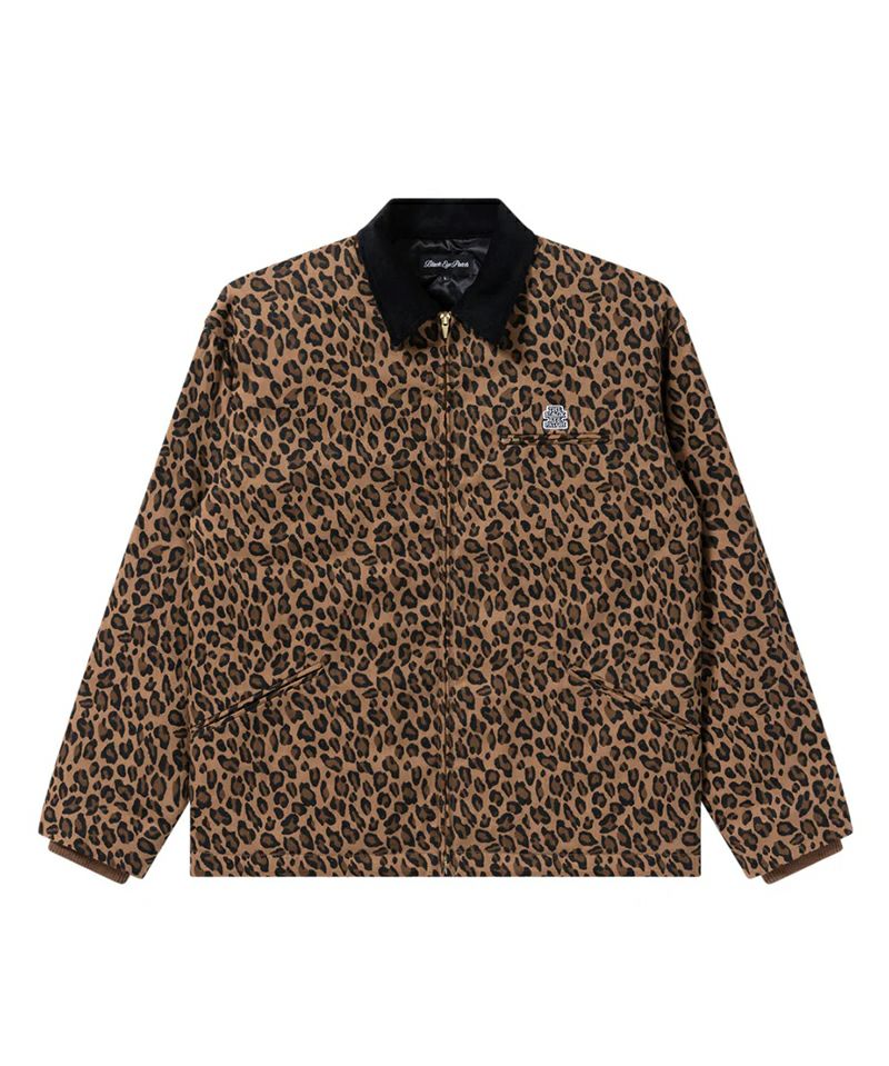 ジャケット・アウター OG LABEL LEOPARD WORK JACKET BlackEyePatch＞OG LABEL LEOPARD WORK JACKET | MAKES ONLINE STORE