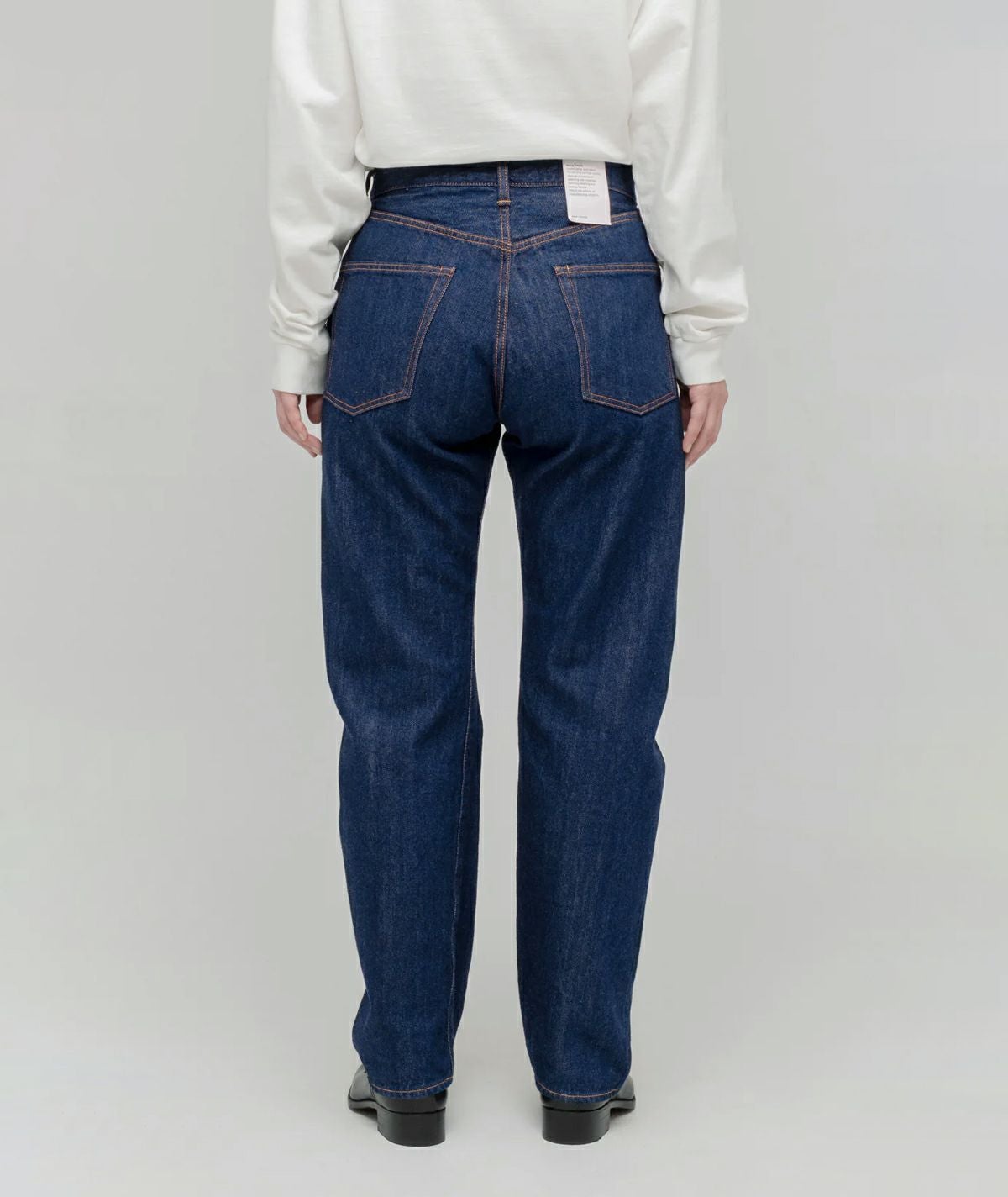 CIOTA ストレートデニム　PTLM-21STBR CIOTA＞New Straight 5 Pocket Pants(Medium Dark Blue(Damage