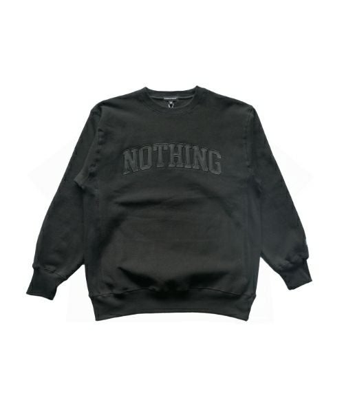 ＜Do Nothing Congress＞NOTHING Lettered Wappen CREWNECK