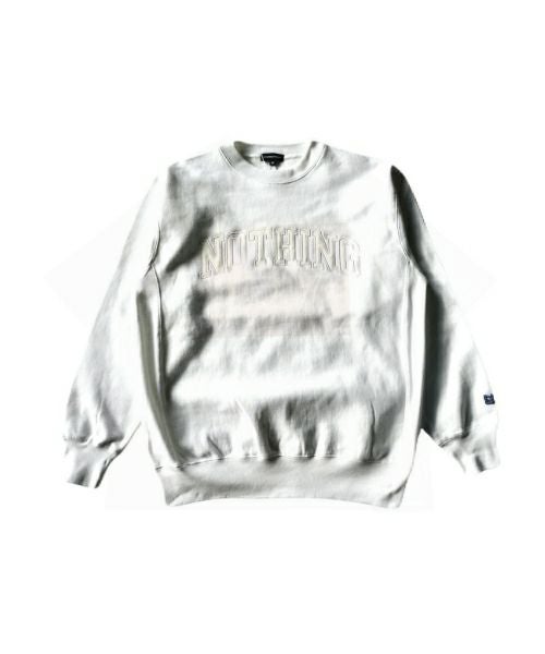 ＜Do Nothing Congress＞NOTHING Lettered Wappen CREWNECK