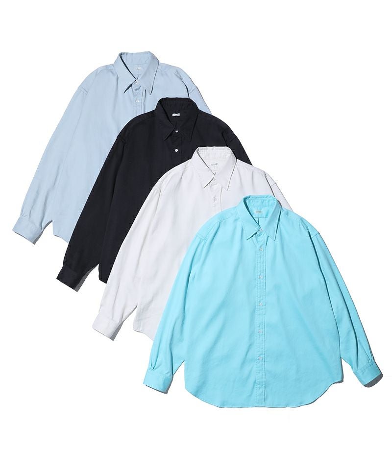 A.PRESSE＞Double Weave Twill Regular Collar Shirt | MAKES ONLINE STORE