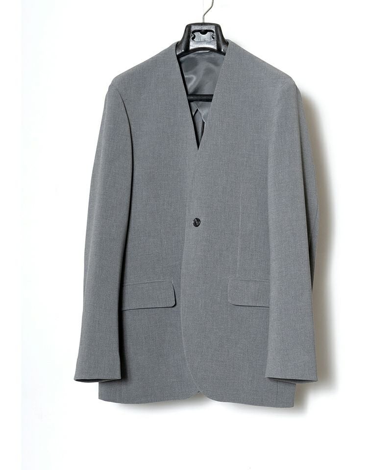 ジャケット・アウター RAINMAKER DOUBLE CLOTH NO COLLAR JACKET RAINMAKER | レインメイカー | ノーカラージャケット