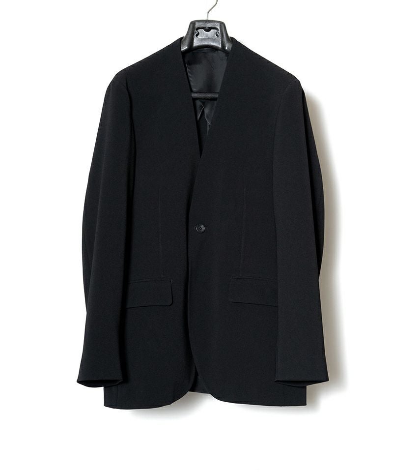 RAINMAKER＞DOUBLE CLOTH NO COLLAR JACKET | MAKES ONLINE STORE