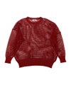 ＜sulvam＞メッシュプルオーバーニット