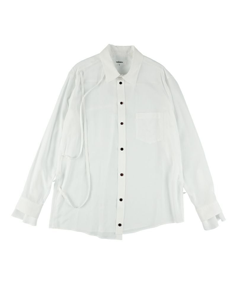 sulvam＞紐シャツカラーシャツ | MAKES ONLINE STORE