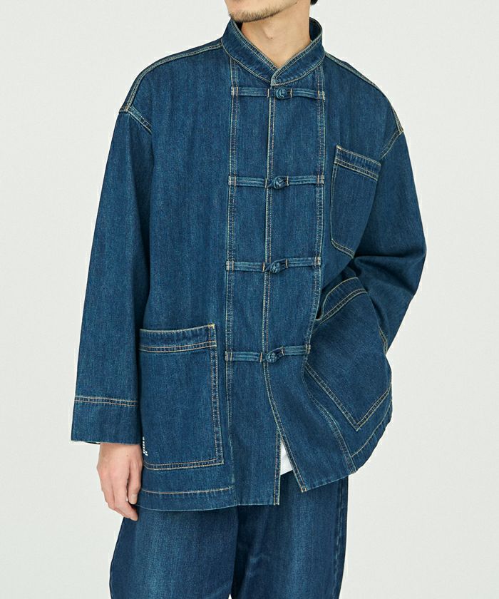 FreshService>CORPORATE DENIM KUNG-FU COVERALL(FADE INDIGO FreshService>CORPORATE DENIM KUNG-FU COVERALL(FADE INDIGO